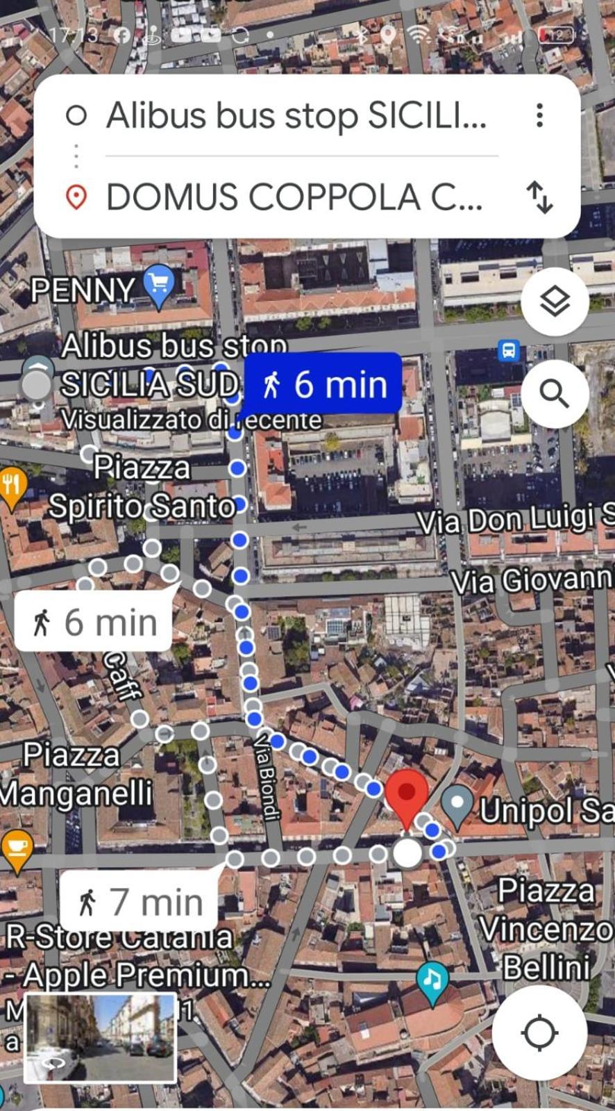 Domus Coppola Catania Lägenhet Exteriör bild